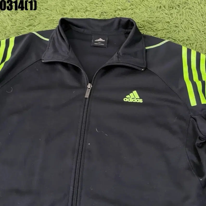 [BUNJANG] Adidas Vintage Jersey Zip-Up / 아디다스져지집업