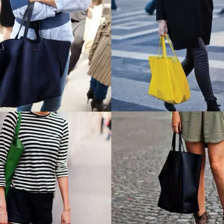 [BUNJANG] Old Celine Cabas Two-Tone Bag / 올드 셀린느 카바스 투톤 백