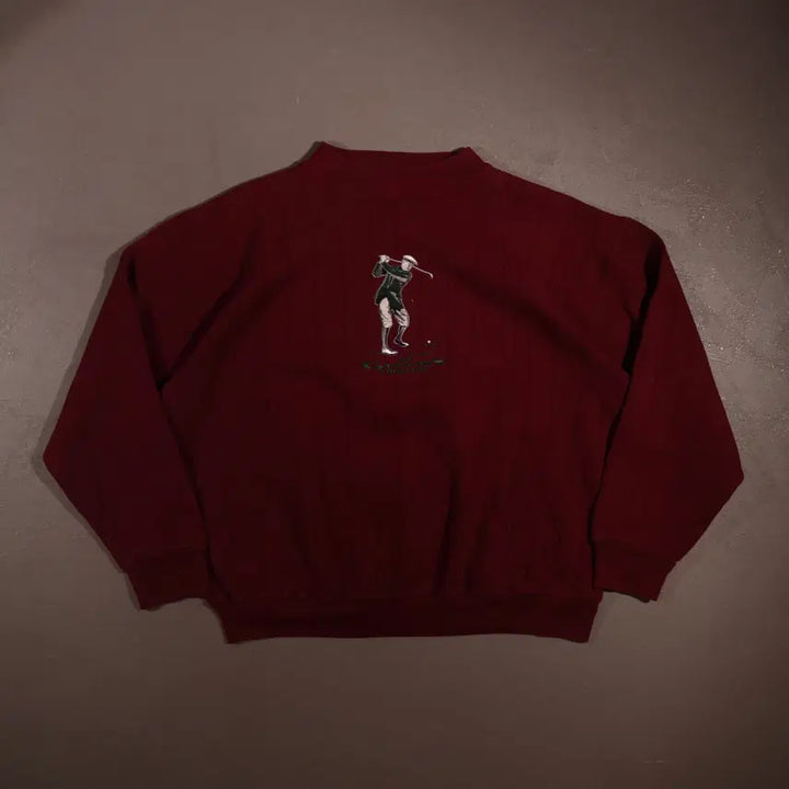 [SOLD OUT] 90s USA 자수 스웻셔츠 C390