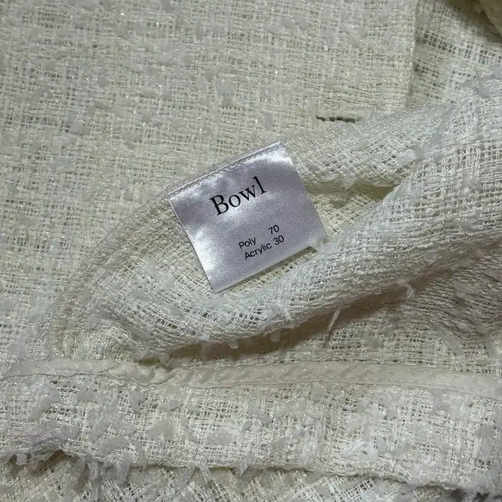 [BUNJANG] Shopbowl Tweed Short Sleeve Top / 샵보울 반팔 트위드 (새상품)