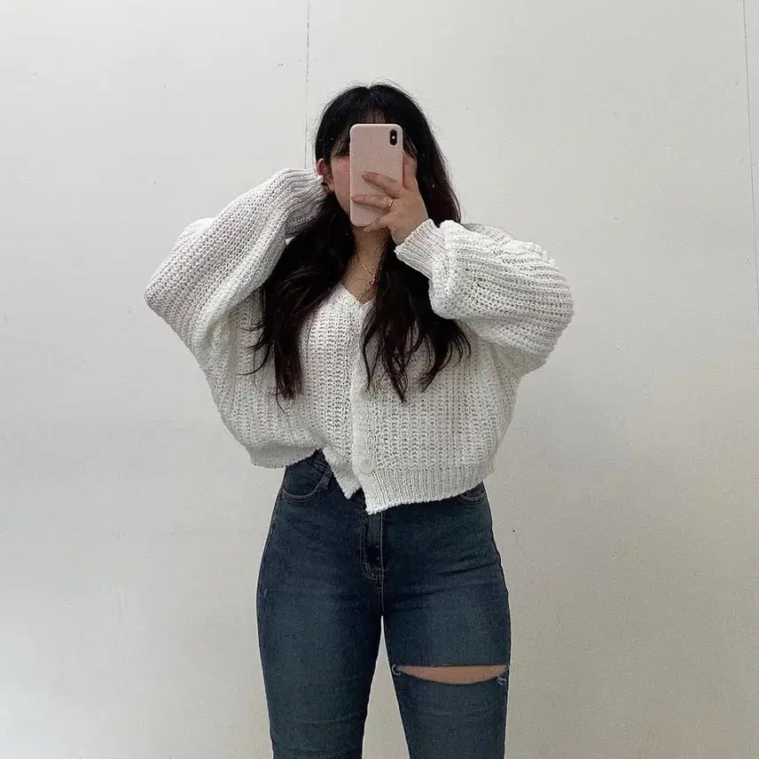 [BUNJANG] Spandex Thigh Slit Bootcut Jeans 32 / 스판 허벅지 트임 청바지 32