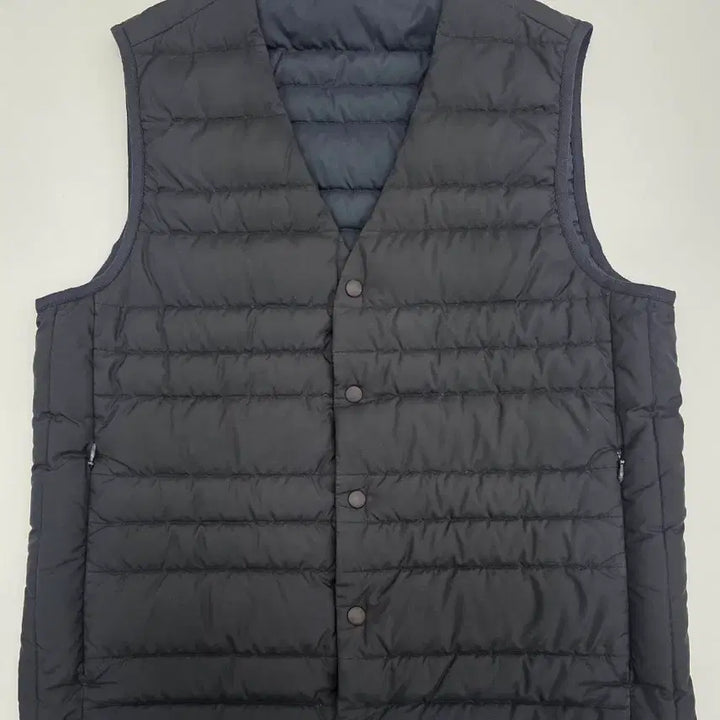 [BUNJANG] Edition Black Goose Down Padded Vest (95) / 에디션 블랙 패딩 조끼(95)