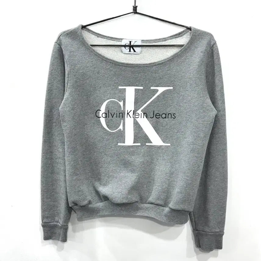 [BUNJANG] CK Crop Off-Shoulder Top / CK 크롭오프숄더