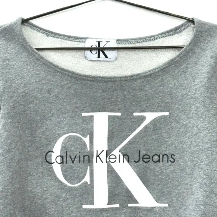 [BUNJANG] CK Crop Off-Shoulder Top / CK 크롭오프숄더