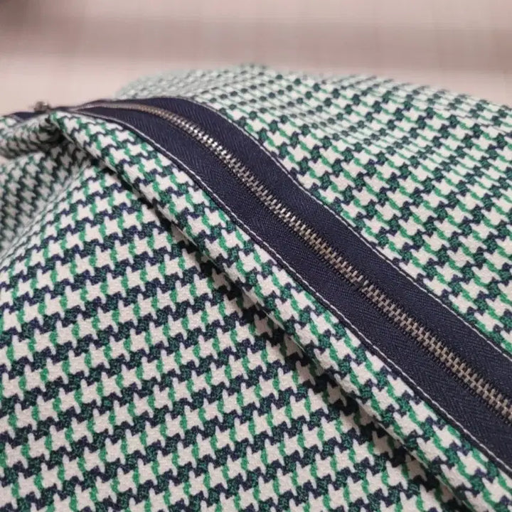 [BUNJANG] DEWL Houndstooth Check Wrap Skirt / [DEWL/듀엘] 하운드투스 체크 랩 스타일 스커트 (55사이즈