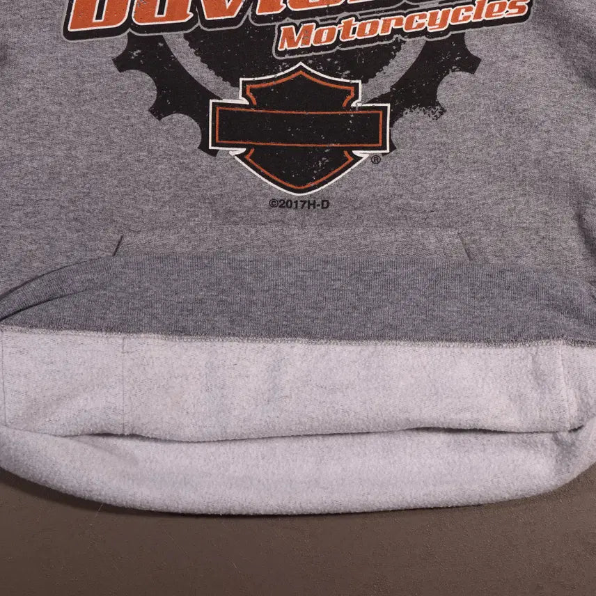 [BUNJANG] Harley-Davidson Raglan Hooded Sweatshirt / 할리데이비슨 나그랑 후드티 C391