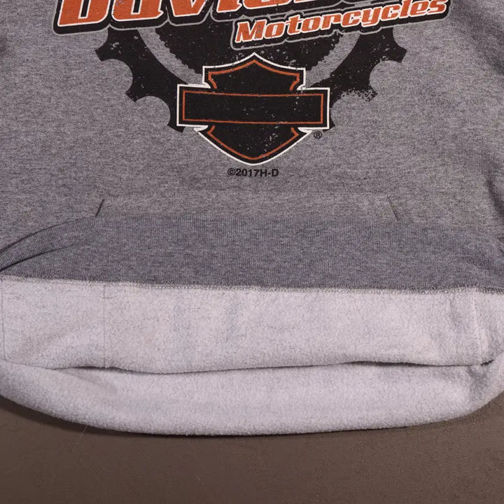 [BUNJANG] Harley-Davidson Raglan Hooded Sweatshirt / 할리데이비슨 나그랑 후드티 C391