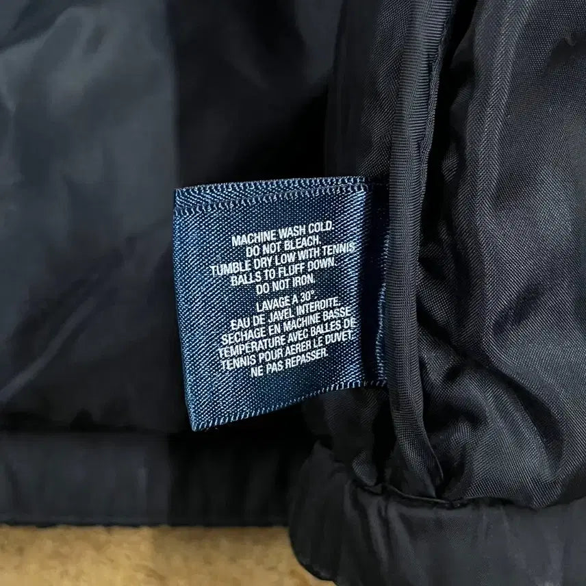 [BUNJANG] Polo Ralph Lauren Black Hooded Padded Jumper / [정품/L] 폴로 랄프로렌 블랙 후드 패딩 점퍼