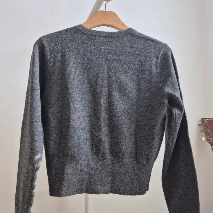 [BUNJANG] Atelier9 Essential Wool Warm Cardigan / 아틀리에나인 에센셜 울 웜 가디건 xs-s 차콜