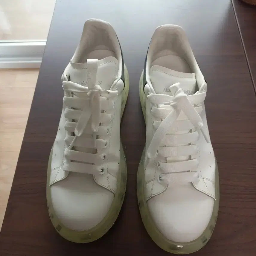 [BUNJANG] Alexander McQueen Oversized Sneakers White / 알렉산더맥퀸 오버솔 스니커즈 화이트