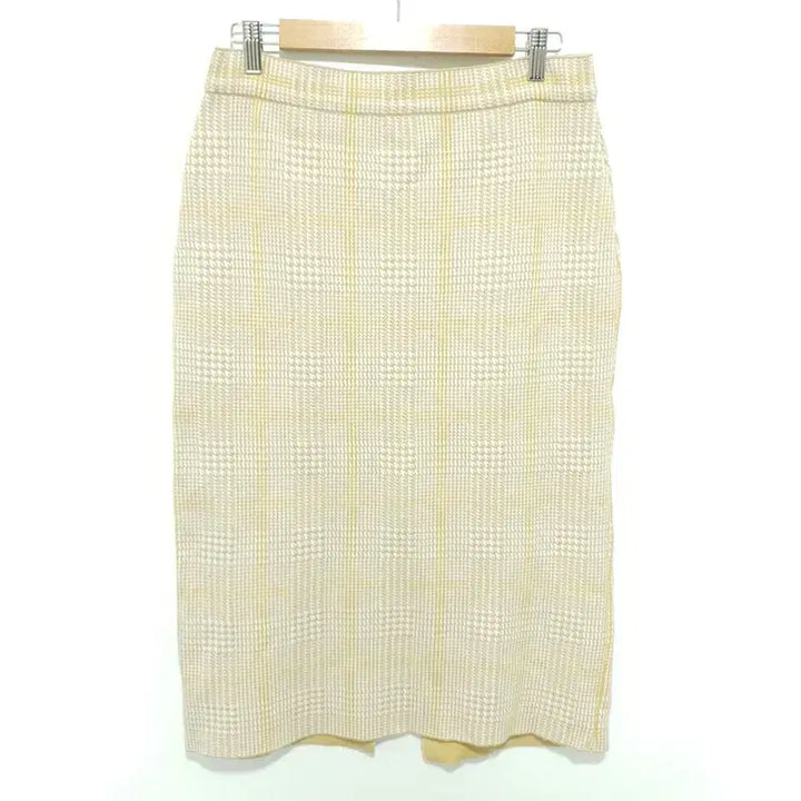 [BUNJANG] Celebshop Check Knit Skirt L / 셀럽샵 체크 니트 스커트 L (77~88) _i4550
