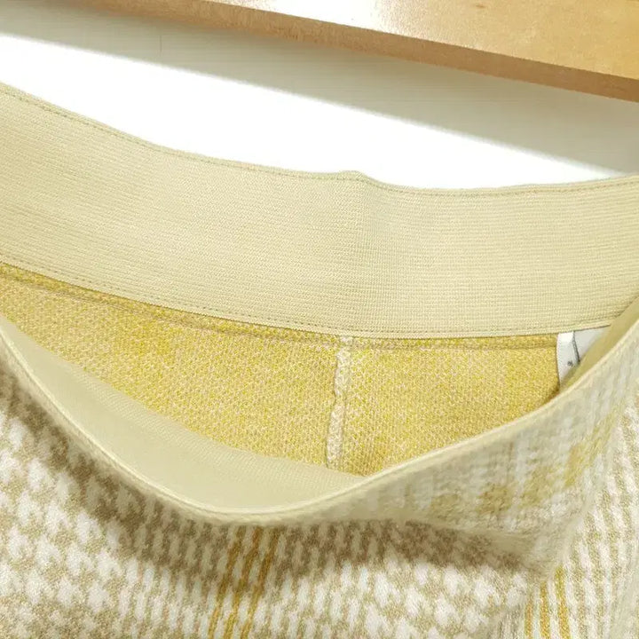 [BUNJANG] Celebshop Check Knit Skirt L / 셀럽샵 체크 니트 스커트 L (77~88) _i4550