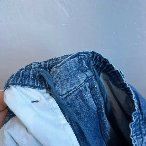 [BUNJANG] GU Denim Cargo Balloon Pants M / GU 데님 카고 벌룬팬츠 M