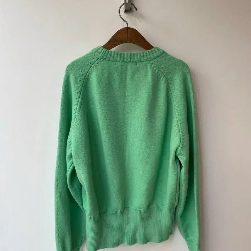 [BUNJANG] Creepier About Mint Gravity Design Knit Sweater / 크리피어바웃 민트 그래비티디자인 니트