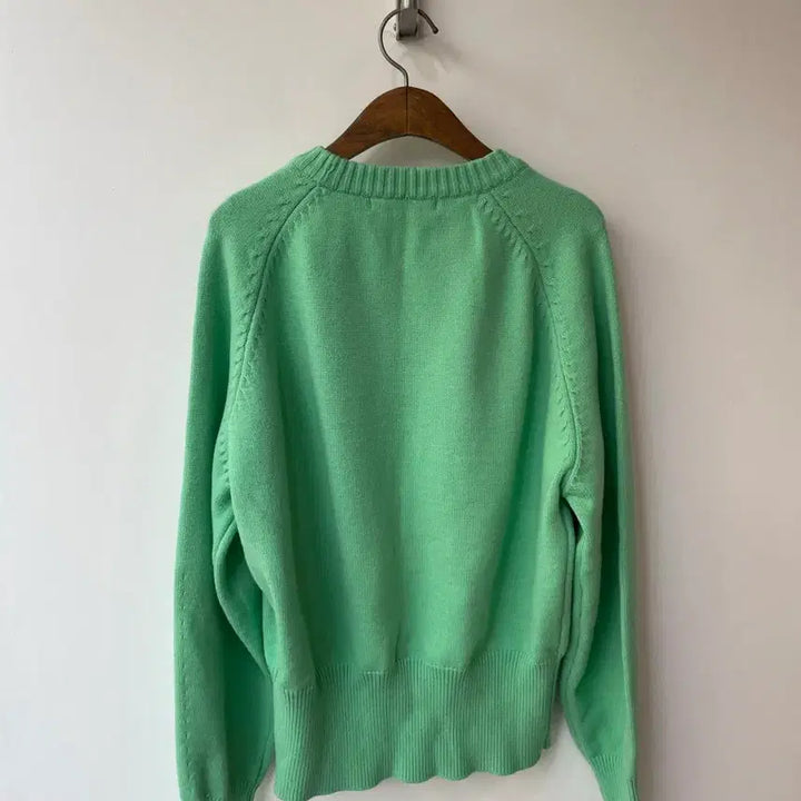 [BUNJANG] Creepier About Mint Gravity Design Knit Sweater / 크리피어바웃 민트 그래비티디자인 니트