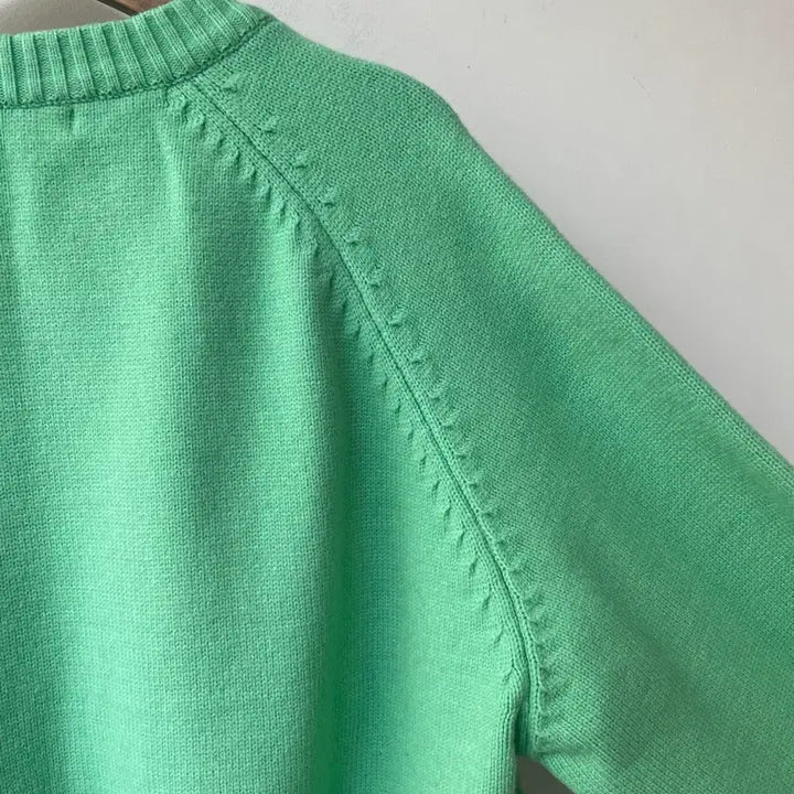 [BUNJANG] Creepier About Mint Gravity Design Knit Sweater / 크리피어바웃 민트 그래비티디자인 니트