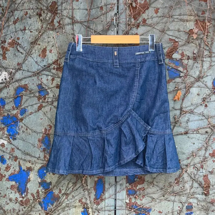 [BUNJANG] Sportmax Frill Denim Skirt / 스포츠막스 프릴 데님 스커트