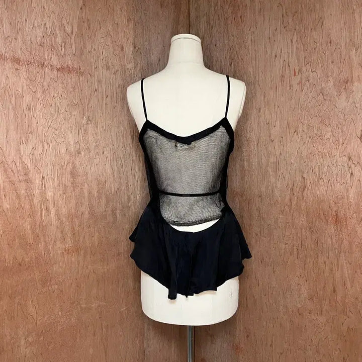 [BUNJANG] Toga Pulla Mesh Peplum Camisole Top / 토가 풀라 메쉬 페플럼 캐미솔 탑