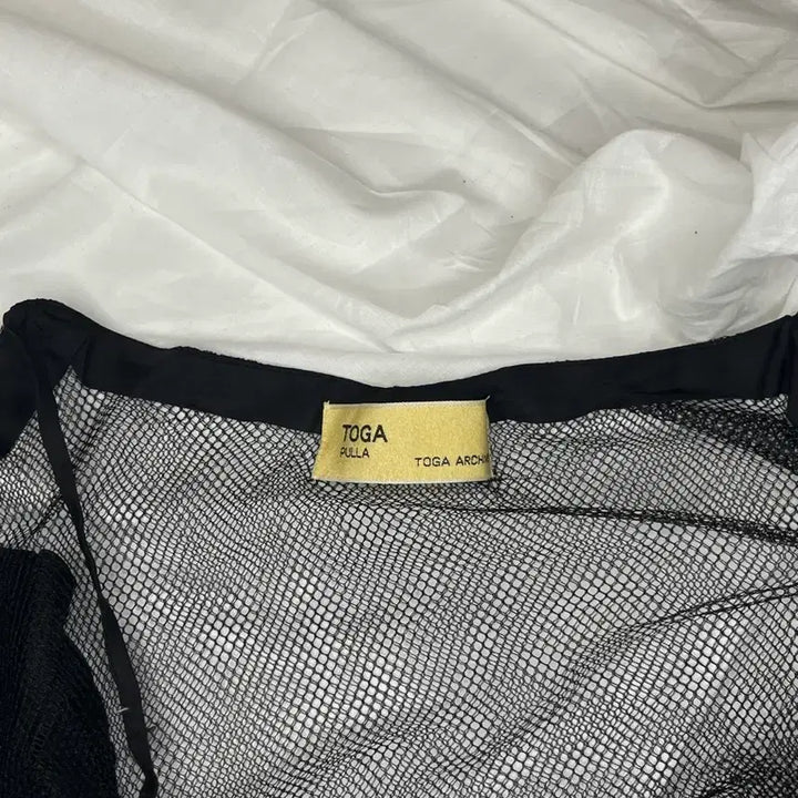 [BUNJANG] Toga Pulla Mesh Peplum Camisole Top / 토가 풀라 메쉬 페플럼 캐미솔 탑