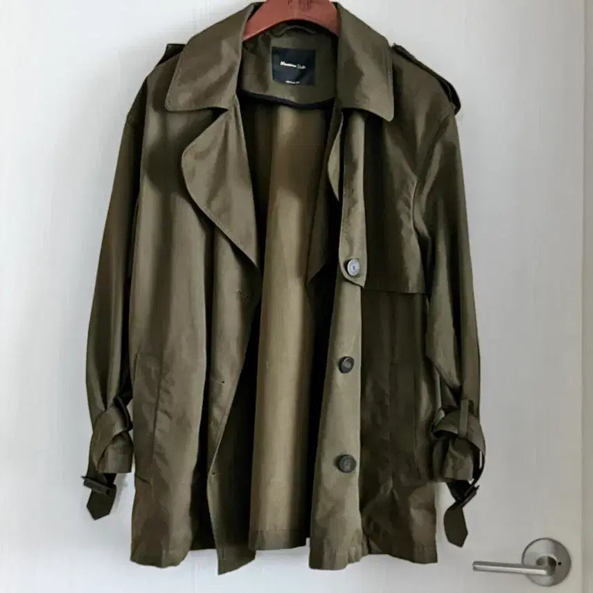 [BUNJANG] Massimo Dutti Khaki Trench Coat / Massimo Dutti 카키 트렌치 코트