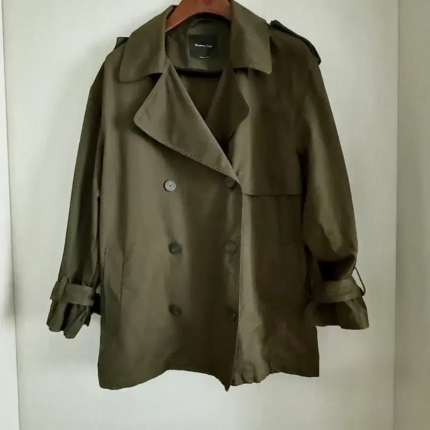 [BUNJANG] Massimo Dutti Khaki Trench Coat / Massimo Dutti 카키 트렌치 코트