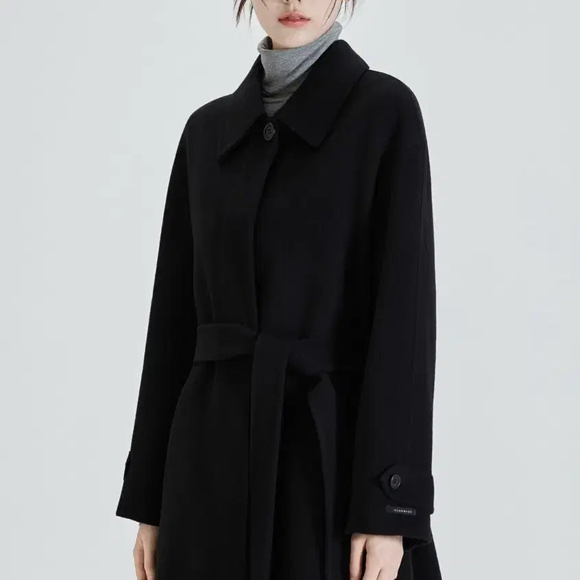[BUNJANG] MIXXO Handmade Long Coat / 미쏘 (MIXXO) 핸드메이드 롱 코트