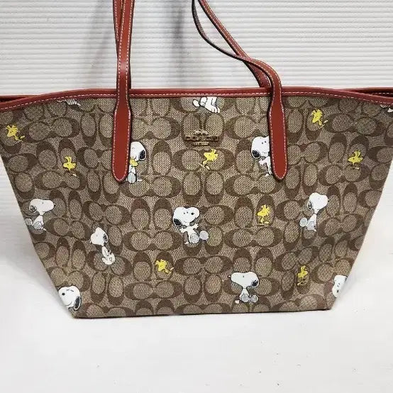 [BUNJANG] Coach x Peanuts Snoopy City Shoulder Bag / 코치 피너츠 콜라보 숄더백  미사용 새제품
