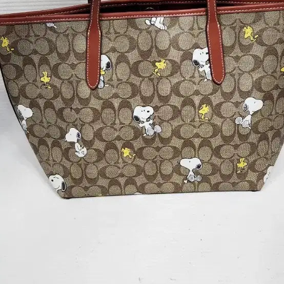 [BUNJANG] Coach x Peanuts Snoopy City Shoulder Bag / 코치 피너츠 콜라보 숄더백  미사용 새제품