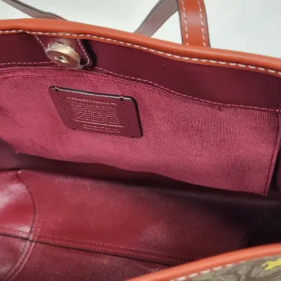 [BUNJANG] Coach x Peanuts Snoopy City Shoulder Bag / 코치 피너츠 콜라보 숄더백  미사용 새제품