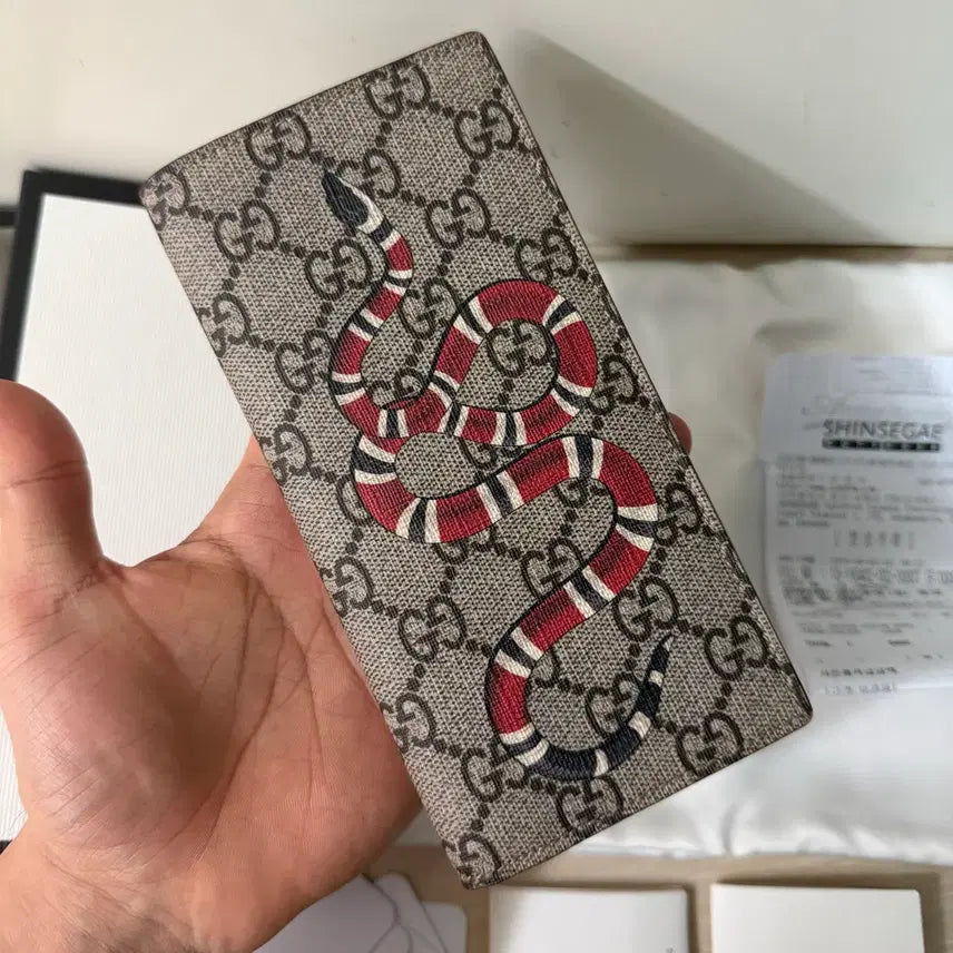 [BUNJANG] Gucci Snake Long Wallet / [S급/풀구성] 구찌 스네이크 장지갑