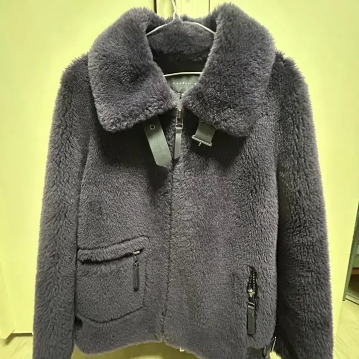 [BUNJANG] Luna Cors Wool Fur Mouton Jacket 44 / 루나코어스 양모 퍼 무스탕 자켓 44