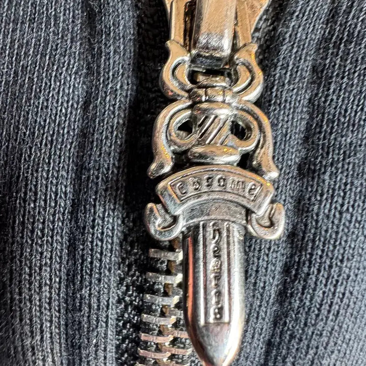 [BUNJANG] Chrome Hearts Horseshoe Floral Hooded Zip-Up / 크롬하츠 홀스슈 플로랄 후드집업
