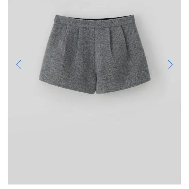 [BUNJANG] T/T Frame Melange Wool Pintuck Shorts / 타낫 T/T Frame wool pintuck shorts-melange