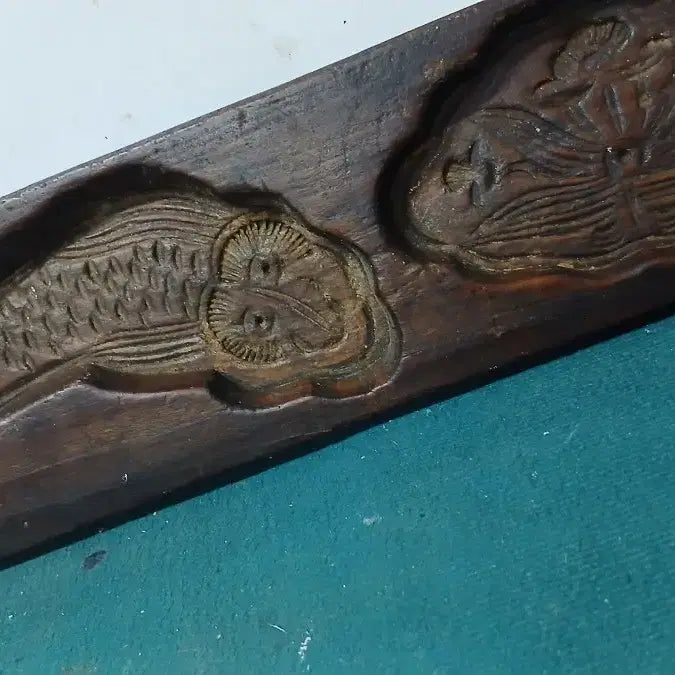 [BUNJANG] Fish &amp; Lotus Shaped Dasik Plate / 물고기&amp;연꽃다식판(골동떡살)