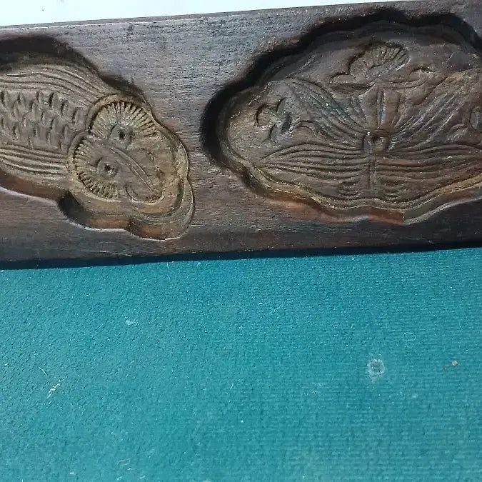 [BUNJANG] Fish &amp; Lotus Shaped Dasik Plate / 물고기&amp;연꽃다식판(골동떡살)