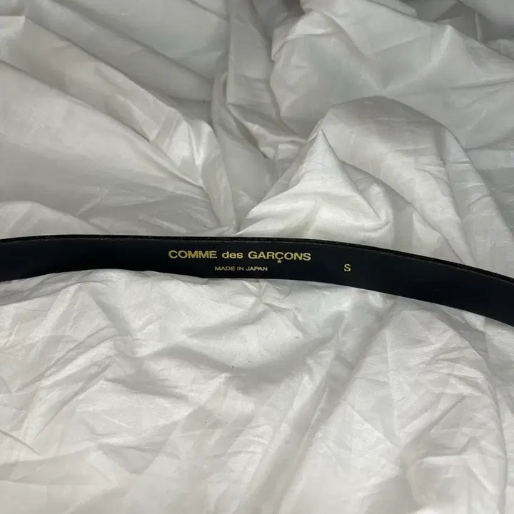 [BUNJANG] Comme des Garcons Tartan Leather Belt / 꼼데가르송 옐로 타탄 레더 벨트
