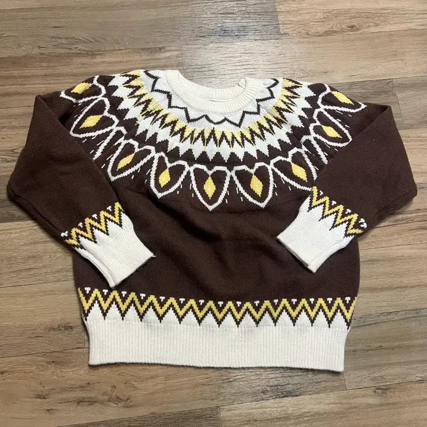[BUNJANG] Nordic Knit Sweater / 노르딕 니트