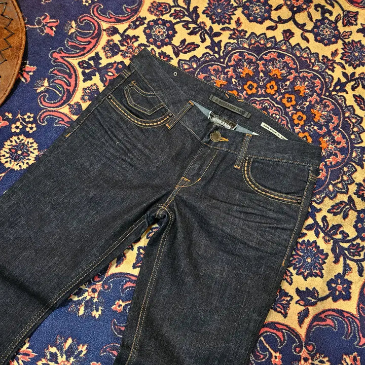 [BUNJANG] Buck by Buckaroo Pocket Stitch Bootcut Denim Pants / Raw Buck by 버커루 포켓 스티치 부츠컷 데님 팬츠 (31~32)