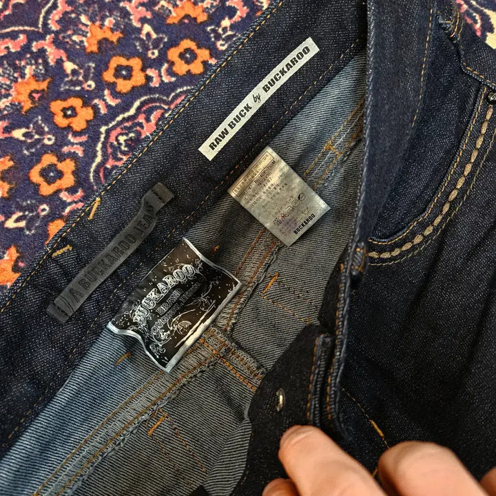 [BUNJANG] Buck by Buckaroo Pocket Stitch Bootcut Denim Pants / Raw Buck by 버커루 포켓 스티치 부츠컷 데님 팬츠 (31~32)