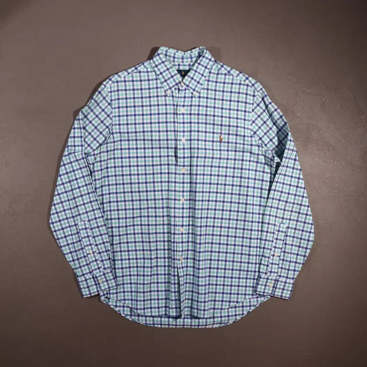 [BUNJANG] Polo Ralph Lauren Checkered Shirt / 폴로 랄프로렌 체크셔츠 C396