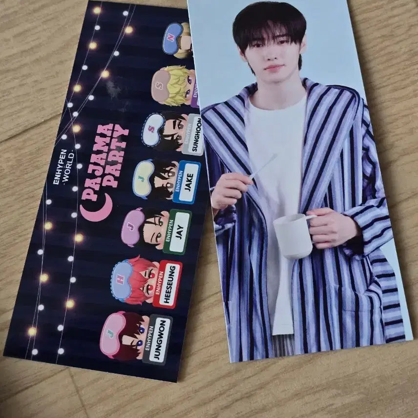 [BUNJANG] ENHYPEN Pajama Party Photocard / ENHYPEN윌드  파자마파티 포토카드 팝니다