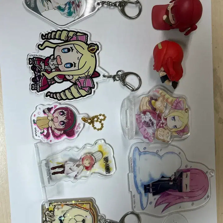 [BUNJANG] Anime Keyring, Acrylic Stand Bundle Set / 애니 키링,아크릴스탠드(리제로,봇치더락,사카모토데이즈,스파이패밀리)