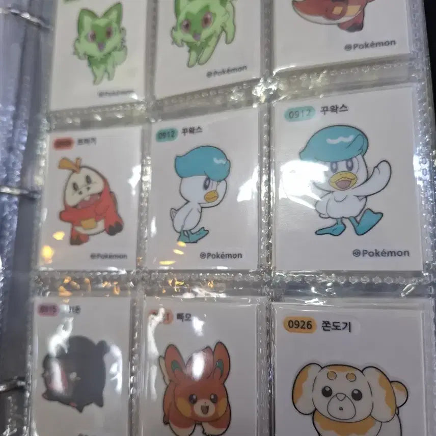[SOLD OUT] 포켓몬 1세대 따부씰 159종, 2세대 116종 4/9세대 55종 완결판