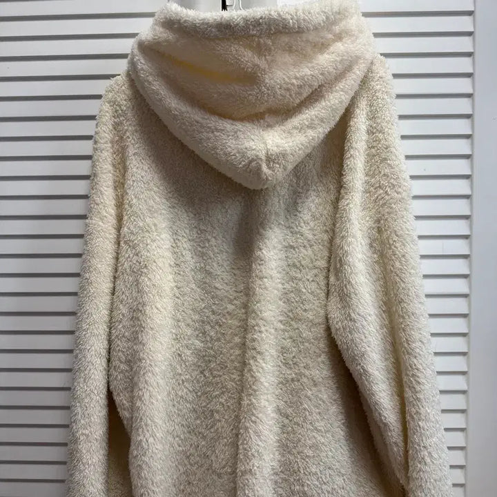 [SOLD OUT] USA 아이보리 털 후드티