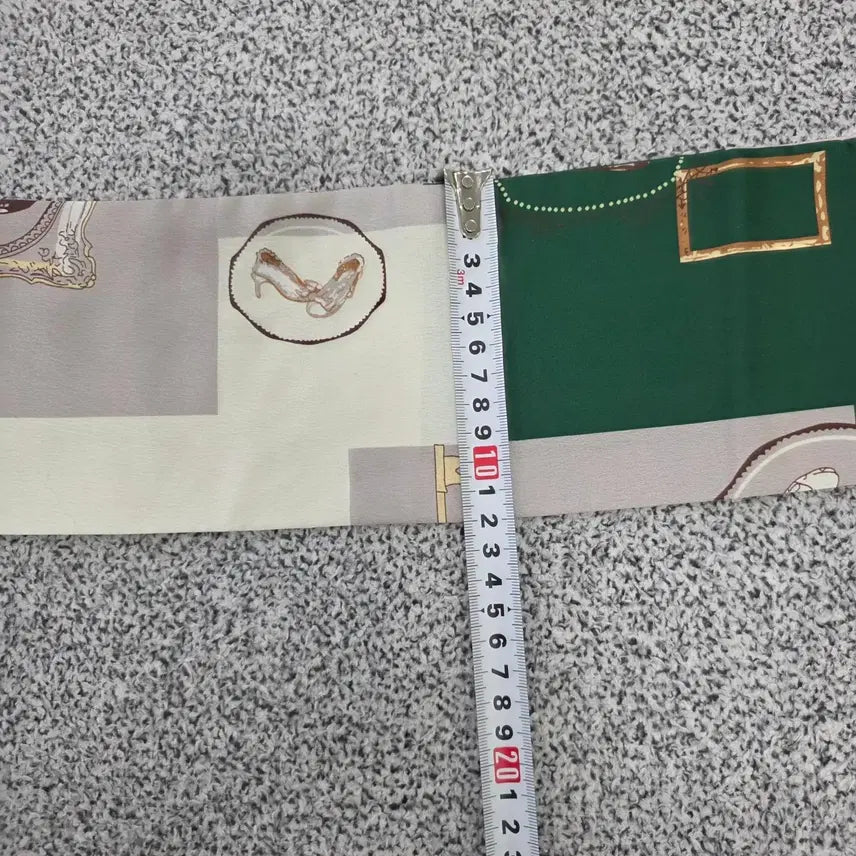 [BUNJANG] F Silk Color Block Scarf Muffler / [F] 실크 배색 스카프 머플러 0203J
