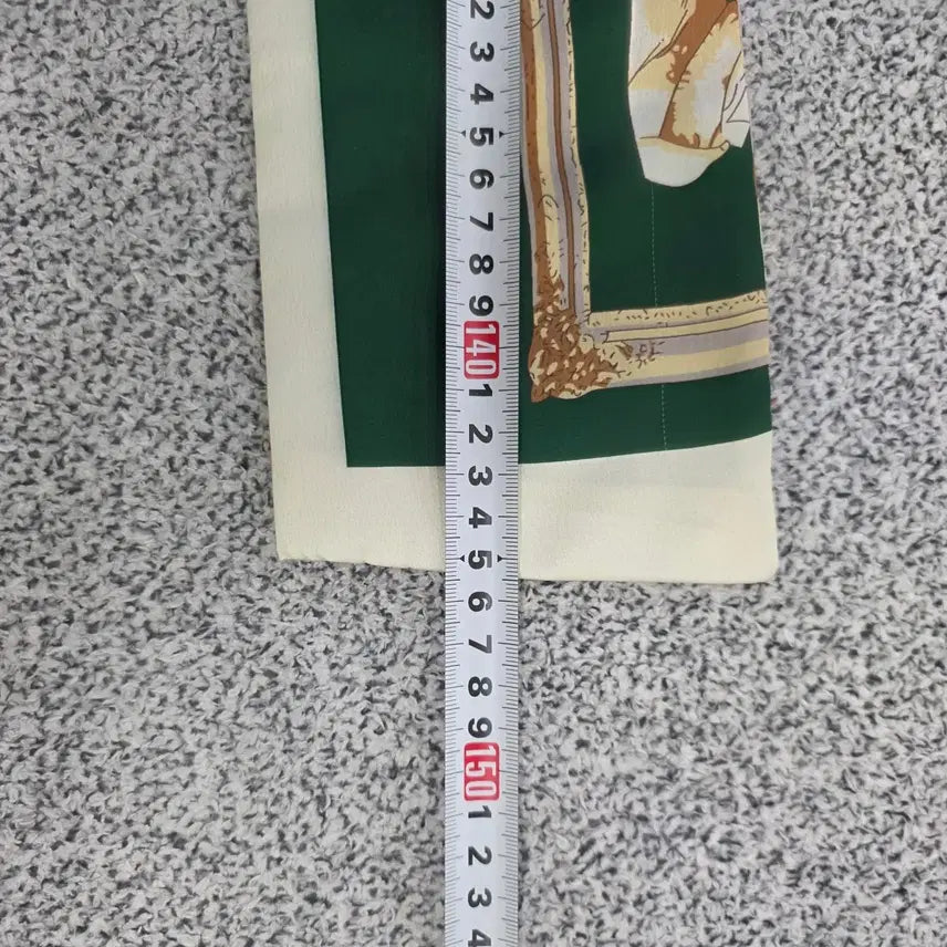 [BUNJANG] F Silk Color Block Scarf Muffler / [F] 실크 배색 스카프 머플러 0203J