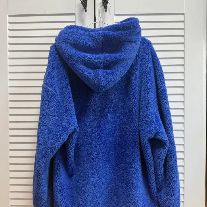 [SOLD OUT] USA 블루 털 후드티