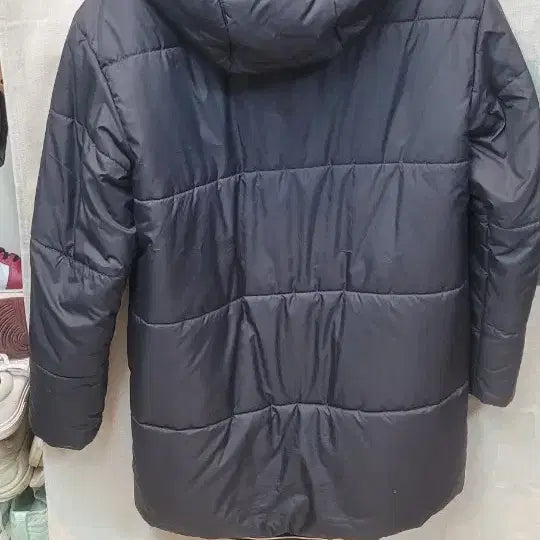 [BUNJANG] Nike Black Padded Hooded Jumper / 나이키 블랙 패딩 점퍼 후드