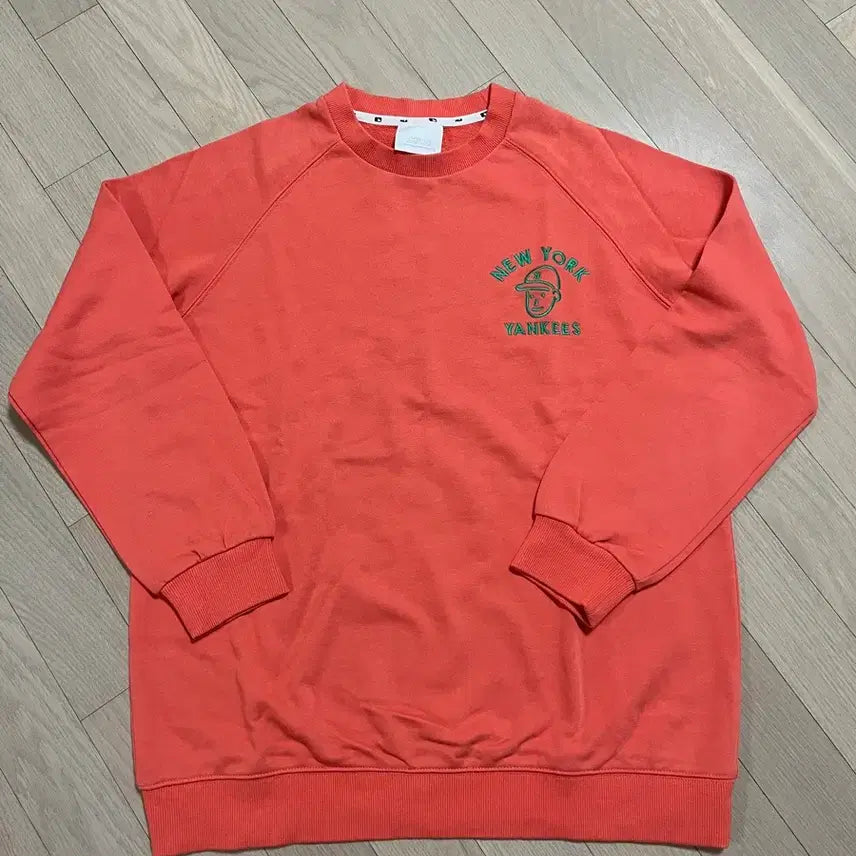 [BUNJANG] MLB Unisex Peach Thin Sweatshirt / mlb 남녀공용 맨투맨