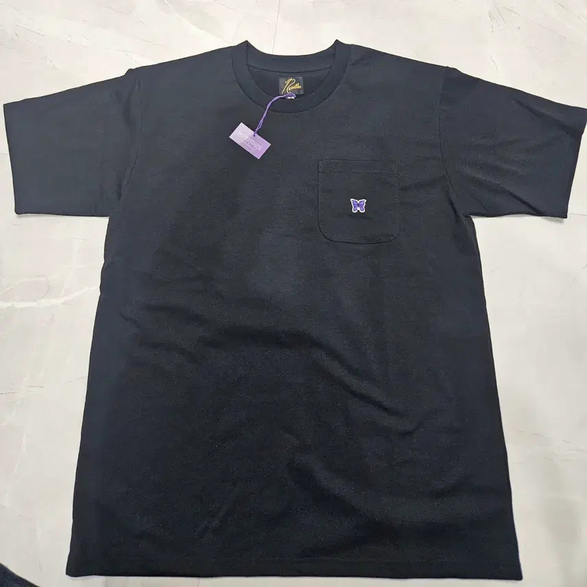 [SOLD OUT] Needles 니들스 포켓 반팔티 블랙 S 사이즈
